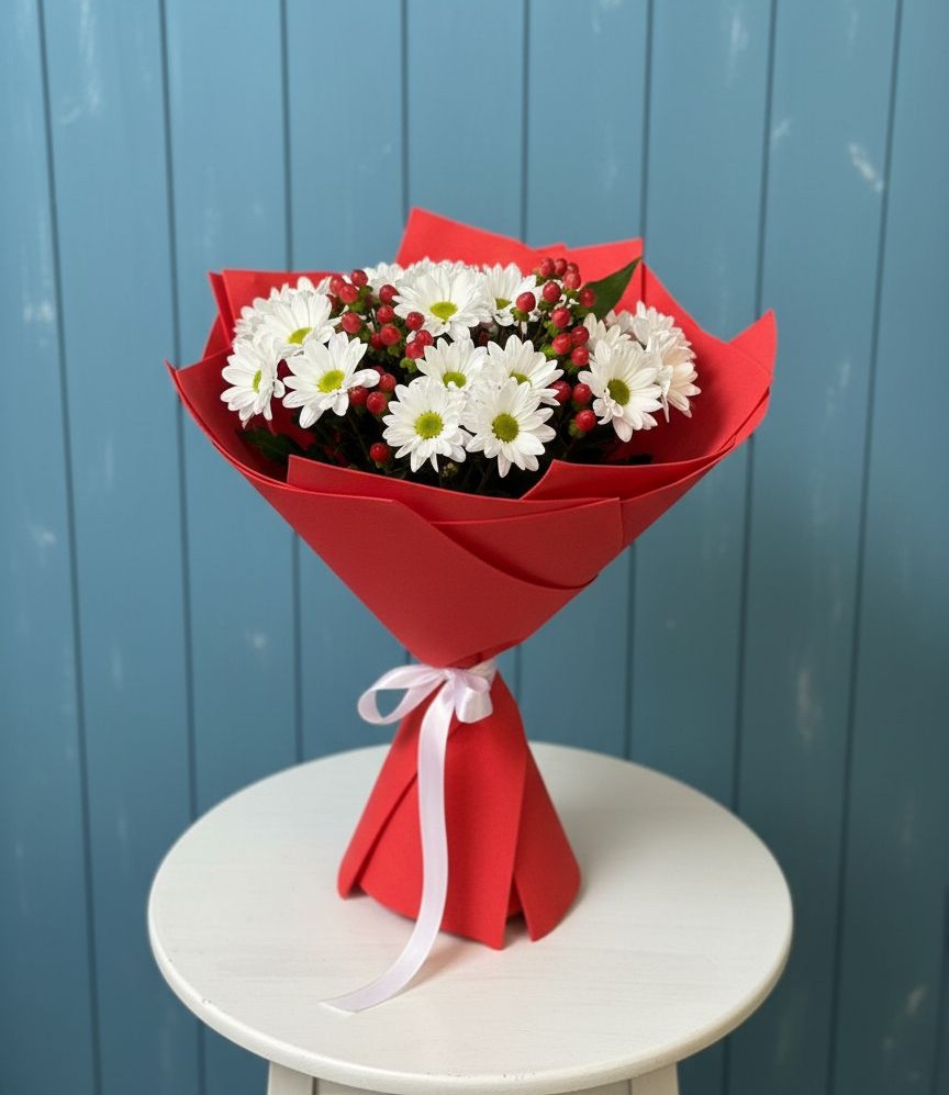 Букет цветов из: Хризантемы в Уке