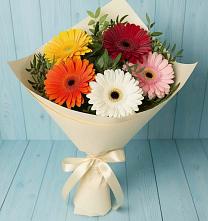 Букет цветов из:  Герберы в Уке
