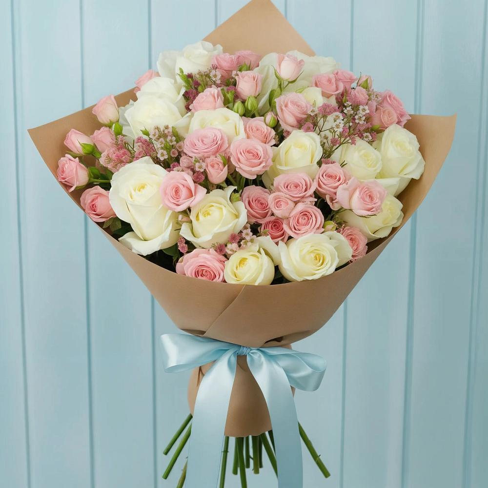 Букет цветов из: Розы в Уке