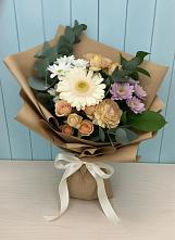 Букет цветов из:  Герберы и Хризантемы в Уке