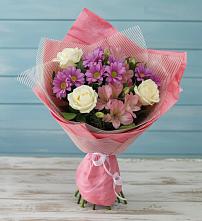 Букет цветов из:  Герберы #REPLACE_PRED# Уке