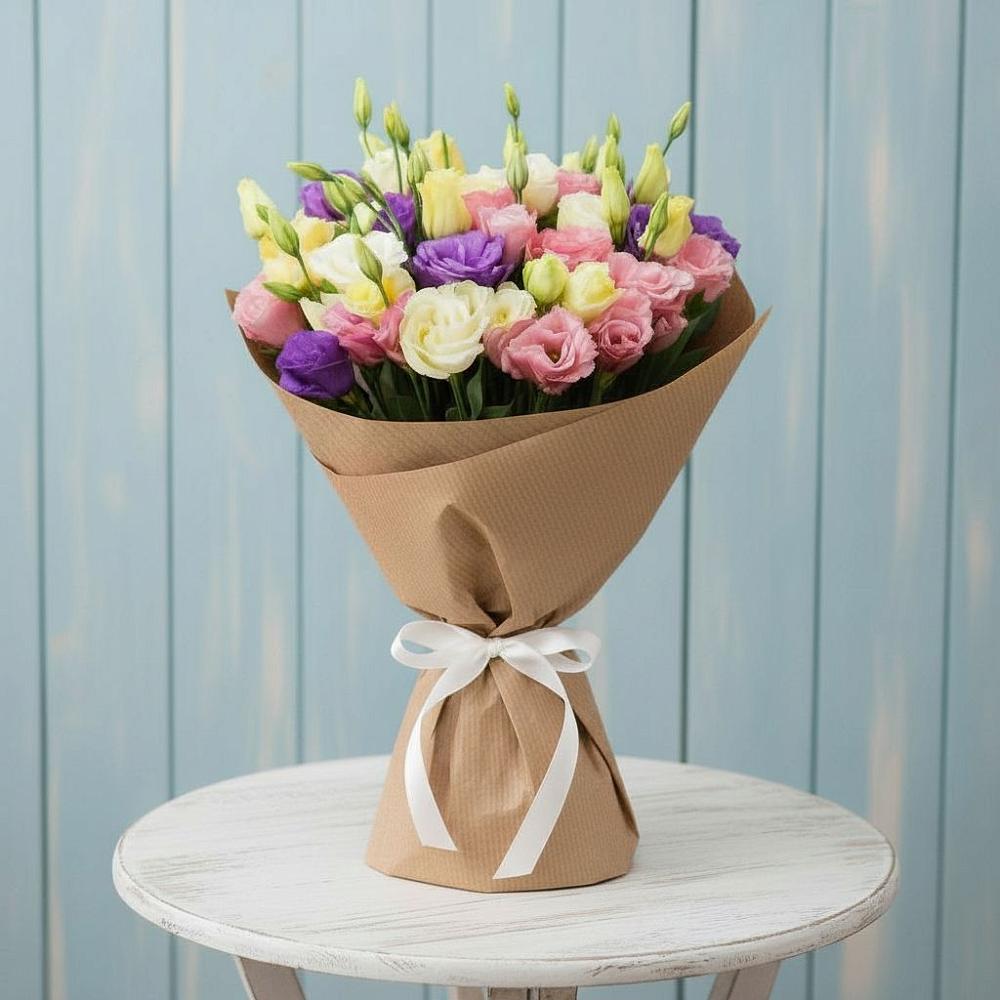 Букет цветов из: Лизиантусы в Уке