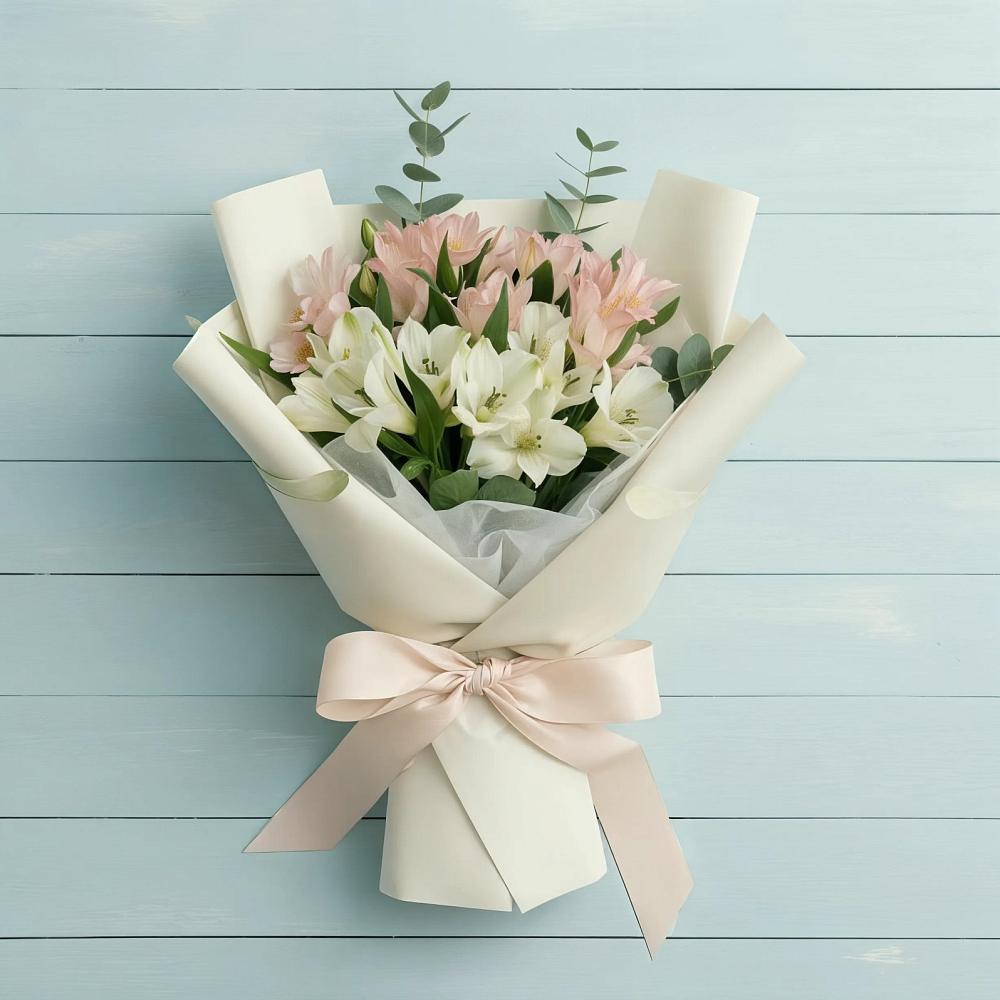 Букет цветов из: Альстромерии в Уке