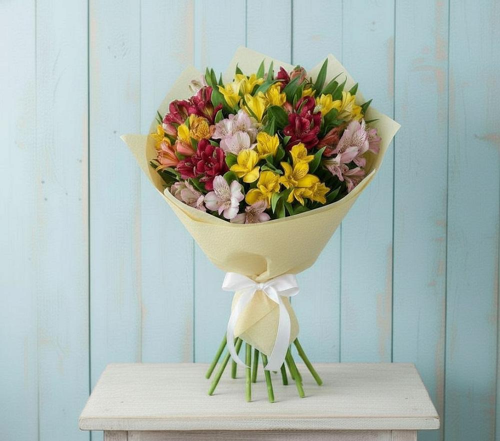 Букет цветов из: Альстромерии в Уке