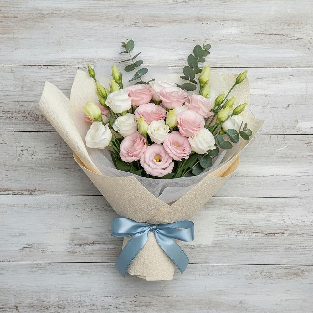 Букет цветов из: Лизиантусы в Уке